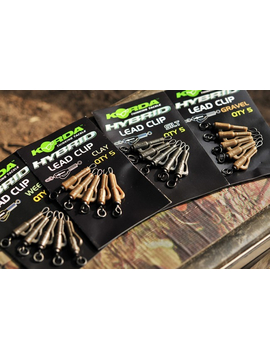 Безопасная клипса Korda Hybrid Lead Clip, Цвет: Weed (Водоросли)