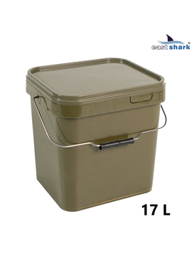 Ведро EastShark Т-007 17л для прикормки — карповая рыбалка, ловля карпа, купить в CARPshop