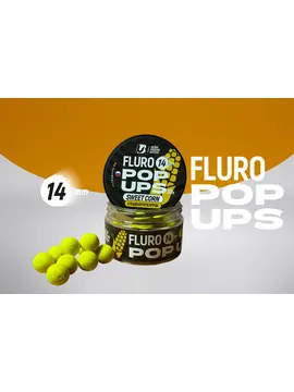 Бойлы насадочные плавающие ULTRABAITS "FLURO POP UPS" (СЛАДКАЯ КУКУРУЗА) 14 мм, 30 г — купить в интернет-магазине CARPshop