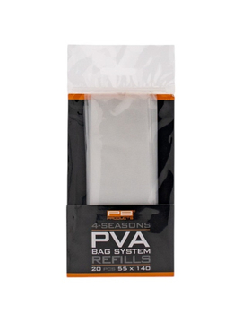Пакеты растворимые PB Products 4-Seasons PVA Bag Refill Small 55х140mm 20шт. — купить в интернет-магазине CARPshop