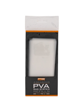 Пакеты растворимые PB Products 4-Seasons PVA Bag Refill Large 70х160mm 20шт. — купить в интернет-магазине CARPshop