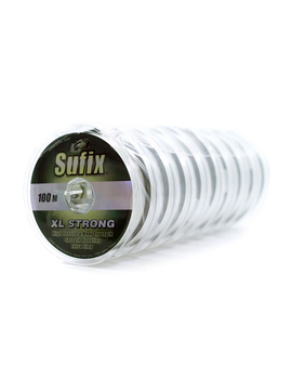 Леска SUFIX XL Strong x10 прозрачная 100 м 0.28 мм 6,6 кг