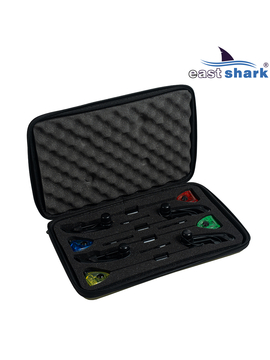Набор свингеров для 4-х удилищ в кейсе EastShark 11-G — карпфишинг, ловля карпа, купить в CARPshop