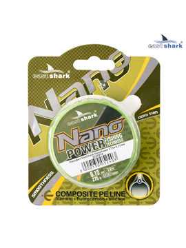 Нанофил EastShark NANOPower 0,15мм 275м, плетёный шнур для ловли карпа — CARPshop