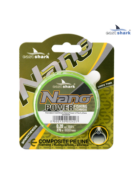 Нанофил EastShark NANOPower 0,20мм 275м, плетёный шнур для ловли карпа — CARPshop