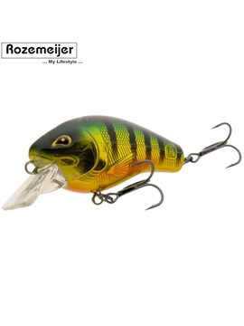 Воблер ROZEMEIJER CRAZY CRANK Floating - 6cm - 13g / 0.8 - 1.2m / Chrome Perch — купить в интернет-магазине CARPshop