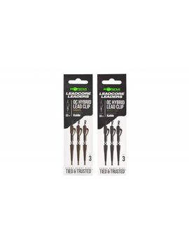 Монтаж готовый Korda Kable Leadcore Leader Hybrid Lead Clip QC Swivel Gravel 50см для ловли карпа — CARPshop