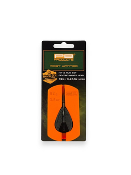 Грузило с клипсой и противозакручивателем PB Products Hit & Run Centre Impact Lead Set - 113g / Weed — купить в интернет-магазине CARPshop