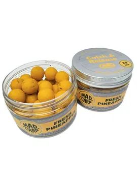 Бойлы насадочные Mad Carp Baits Fresh Pineapple (Ананас), ловля карпа — купить в CARPshop
