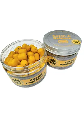 Бойлы-дамблсы тонущие Mad Carp Baits Fresh Pineapple (Ананас) для ловли карпа — купить в CARPshop