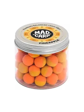 Бойлы насадочные Mad Carp Baits Balanced Fresh Pineapple (Ананас) 15мм, карпфишинг — CARPshop