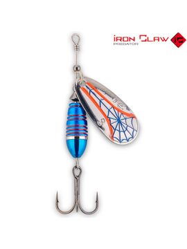 Блесна вращающаяся IRON CLAW CRACK BLADE SPINNER №3 / 8g - UV Silver Star — купить в интернет-магазине CARPshop