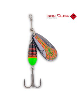 Блесна вращающаяся IRON CLAW CRACK BLADE SPINNER №3 / 8g - UV Killer Bee — купить в интернет-магазине CARPshop