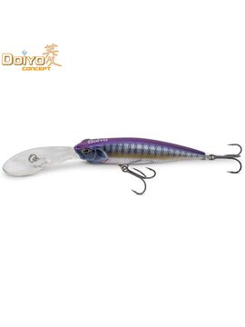 Воблер плавающий DOIYO DEEP VETERAN - 10cm / 22g / 3.5-4.0m - UV Purple Fish — купить в интернет-магазине CARPshop