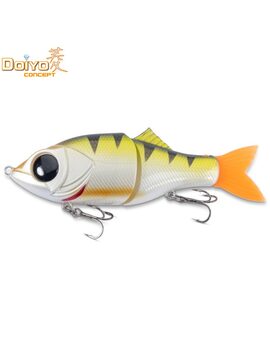 Джеркбейт нейтральной плавучести DOIYO EYE CATCHER - 11.5cm / 30g / 0.2-1.2m / UV Perch Lover — купить в интернет-магазине CARPshop