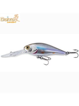 Воблер нейтральной плавучести DOIYO NATURAL SHAD - 7.5cm / 14.8g / 1.2-2.0m - UV Metal Roach — купить в интернет-магазине CARPshop