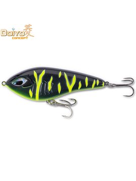 Джеркбейт нейтральной плавучести DOIYO JERXUS - 12.5cm / 57g / 0.2-1.2m / UV Toxic Pike — купить в интернет-магазине CARPshop