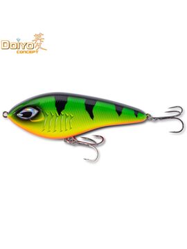 Джеркбейт нейтральной плавучести DOIYO JERXUS - 12.5cm / 57g / 0.2-1.2m / UV Lava Tiger — купить в интернет-магазине CARPshop