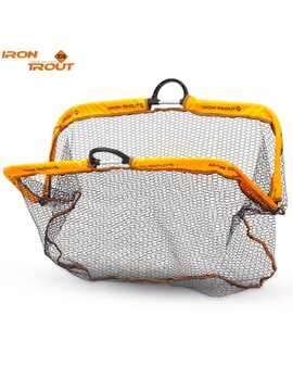 Сетка для взвешивания форели Iron Trout Profi Rubber Wiegenetz 70x30cm для карпфишинга — CARPshop