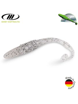 Виброхвост плавающий IRON CLAW Moby Softbaits EAZY-ADD SHAD UV Non Toxic / 12cm / Salt & Pepper - Luminous — купить в интернет-магазине CARPshop