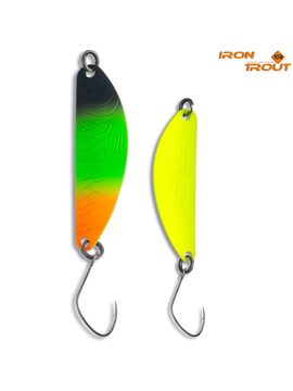 Блесна колеблющаяся Iron Trout Crazy Fish Spoon 2.5g OGB для карповой рыбалки — CARPshop