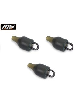 Бусина с клипсой Ms Range Turber Feeder Beads 10шт для карповых снастей купить в CARPshop