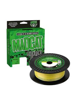 Леска плетеная MADCAT Backbone PE X8 300m 0.50mm Chartreuse для ловли сома — CARPshop