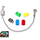 Индикатор поклевки со сменными насадками ANACONDA VIPEX Steel Cube Hanger Multicolor Индикатор поклевки со сменными насадками ANACONDA VIPEX Steel Cube Hanger Multicolor