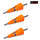 Полавок UNI CAT Power Cone Lifter / 5.0g / Fluo Red - 3шт. Полавок UNI CAT Power Cone Lifter / 5.0g / Fluo Red - 3шт.