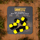 Плавающие насадки PB Products Zig Dumbell - 8mm - Black/Yellow - 8шт. — купить в интернет-магазине CARPshop