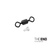 Вертлюг + стопор DELPHIN THE END Carp Swivel Ronnie + Hook Stopper, Размер: №7 Вертлюг + стопор DELPHIN THE END Carp Swivel Ronnie + Hook Stopper, Размер: №7