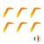 Плавающие силиконовые приманки IRON TROUT BACO 4см Yellow-Orange для ловли форели — CARPshop