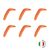 Плавающие силиконовые приманки IRON TROUT BACO 4см Orange Glitter для форелевой рыбалки — CARPshop