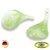 Силиконовые приманки DUCK FOOT Green Lemon для форелевой рыбалки 8шт — CARPshop