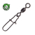 Вертлюг с застежкой MADCAT Stainless Crane Swivel With Snap 90 kg для ловли сома — CARPshop