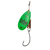 Блесна вращающаяся DAM SINGLE HOOK SPINNER Green №3 6g для форелевой рыбалки — CARPshop