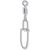 Вертлюг с карабином UNI CAT Ton Cross Lock Swivel 92kg для сомовой рыбалки — CARPshop