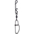 Застежка Aquantic Not a Knot №1 100kg для морской рыбалки — CARPshop