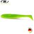 Виброхвост плавающий IRON CLAW Moby Softbaits SLIM JIM UV Non Toxic / 10cm / UV Green Chartreuse