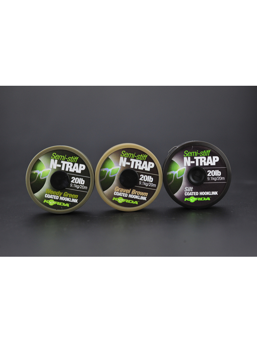 tarami　ケープのみ Поводковый материал Korda N-Trap Semi Stiff в оплётке средней