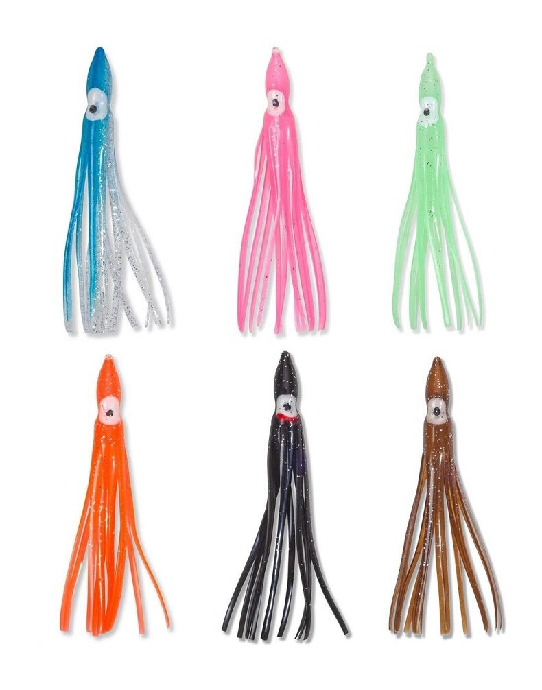 Силиконовая приманка AQUANTIC® OCTOPUS - 15 cm / Motor Oil - 4шт. — фото 2 — CARPshop