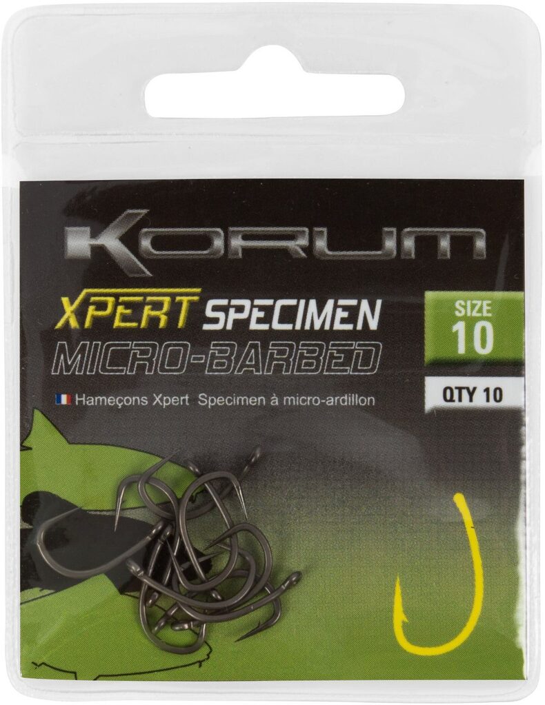 KORUM Крючки XPERT SPECIMEN BARBED HOOKS - SIZE 10  - 10шт. — фото 2 — CARPshop