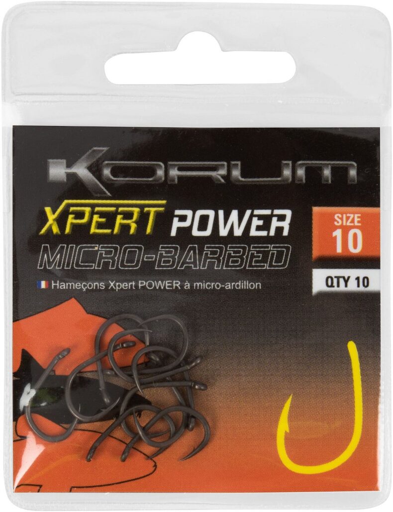 KORUM Крючки XPERT POWER MICRO BARBED HOOKS - SIZE 6 - 10шт. — фото 2 — CARPshop