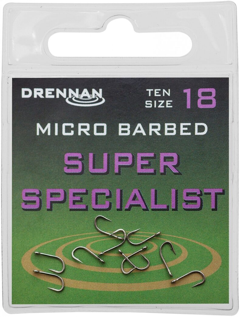 DRENNAN крючки с ушком Super Specialist MB №10, 10шт. для ловли карпа — купить в CARPshop