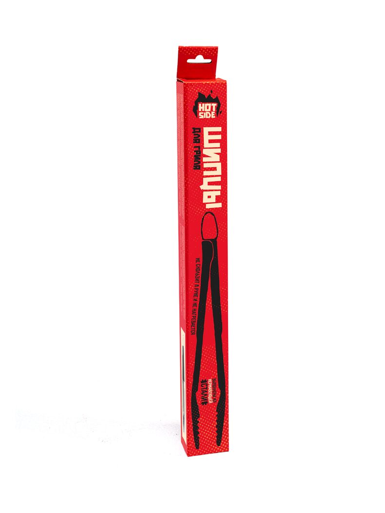 Щипцы для гриля HOT SIDE с фиксатором и нескользящей ручкой, 43 см — фото 14 — CARPshop