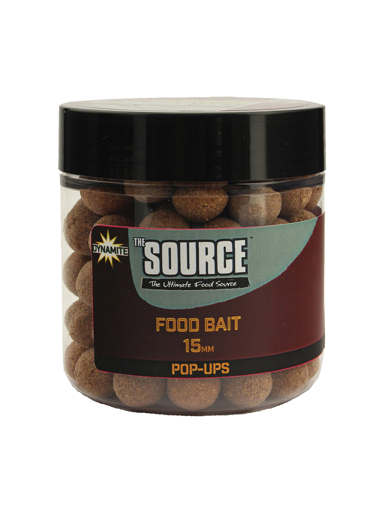 Плавающие бойлы Dynamite Baits Source Foodbait Pop-Ups, Диаметр: 15 мм Плавающие бойлы Dynamite Baits Source Foodbait Pop-Ups, Диаметр: 15 мм