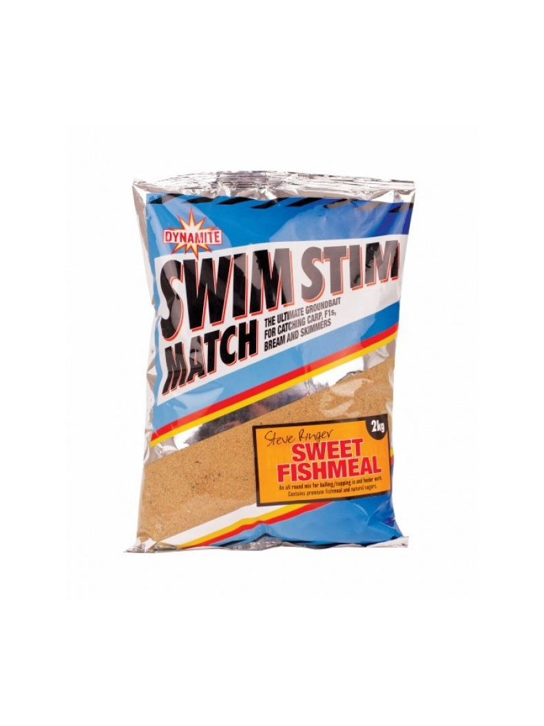 Прикормочная смесь Dynamite Baits Swim Stim Match Sweet Fishmeal (сладкий рыбный) 2kg