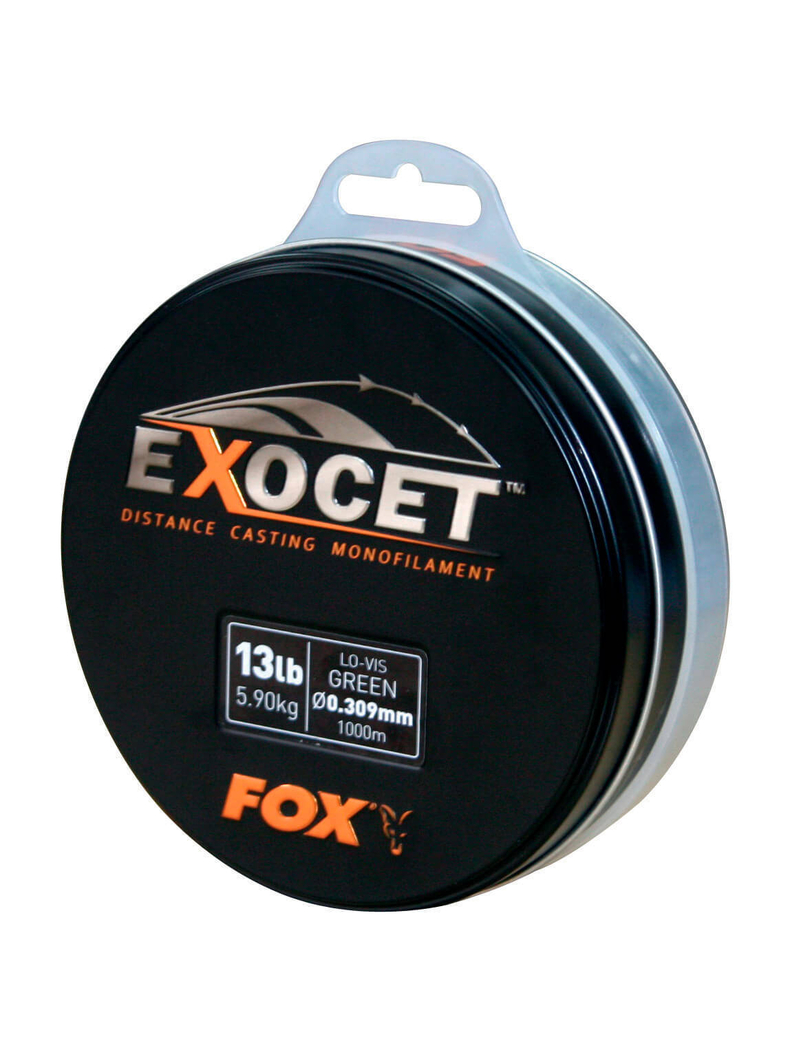 Леска FOX Exocet монофильная 1000 м. Monofilament Green, Диаметр: 0.309 мм Леска FOX Exocet монофильная 1000 м. Monofilament Green, Диаметр: 0.309 мм