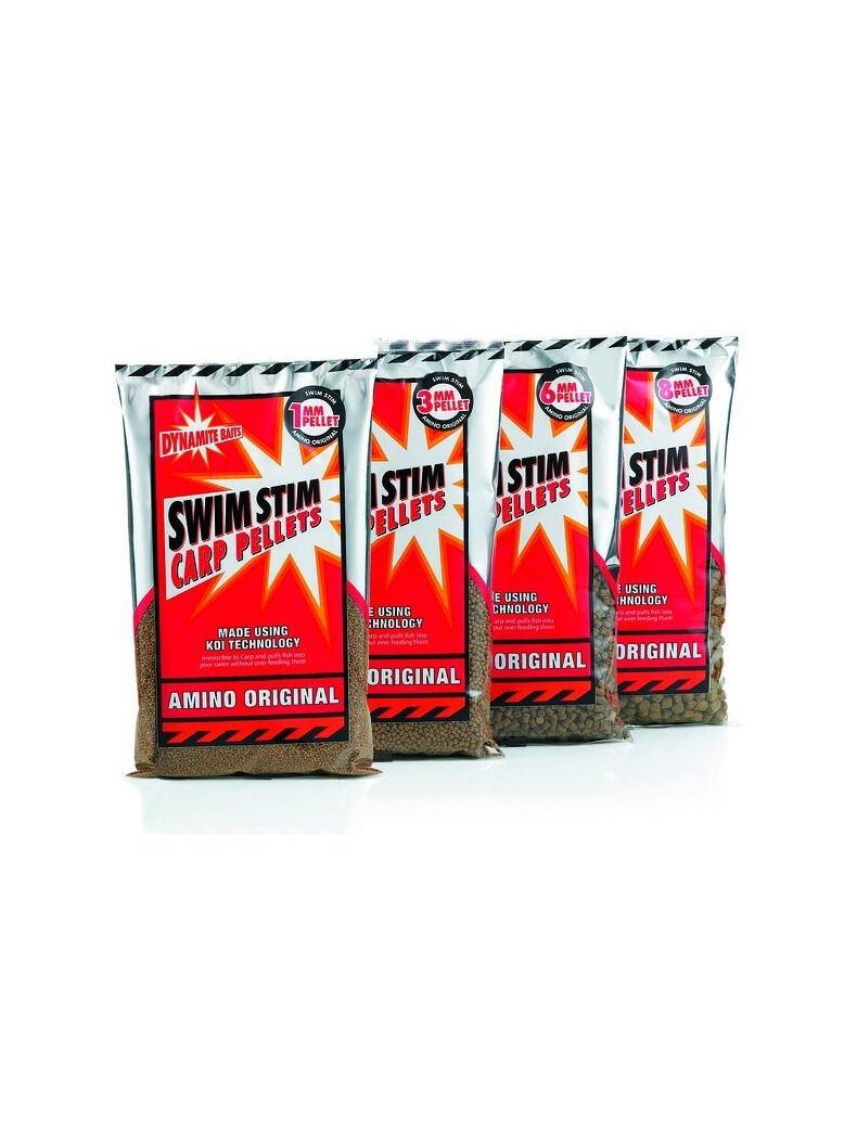 Пеллетс Dynamite Baits Swim Stim Amino Original Sinking Carp Pellets (амино) 900g, Диаметр: 1 мм Пеллетс Dynamite Baits Swim Stim Amino Original Sinking Carp Pellets (амино) 900g, Диаметр: 1 мм