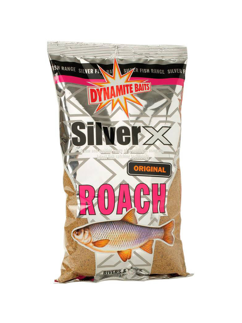 Прикормка для ловли плотвы Dynamite Baits Silver X Roach Original 1kg